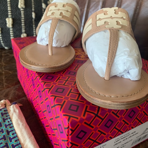 ❌SOLD Brand New Tory Burch Leigh Sandals - Picture 2 of 7